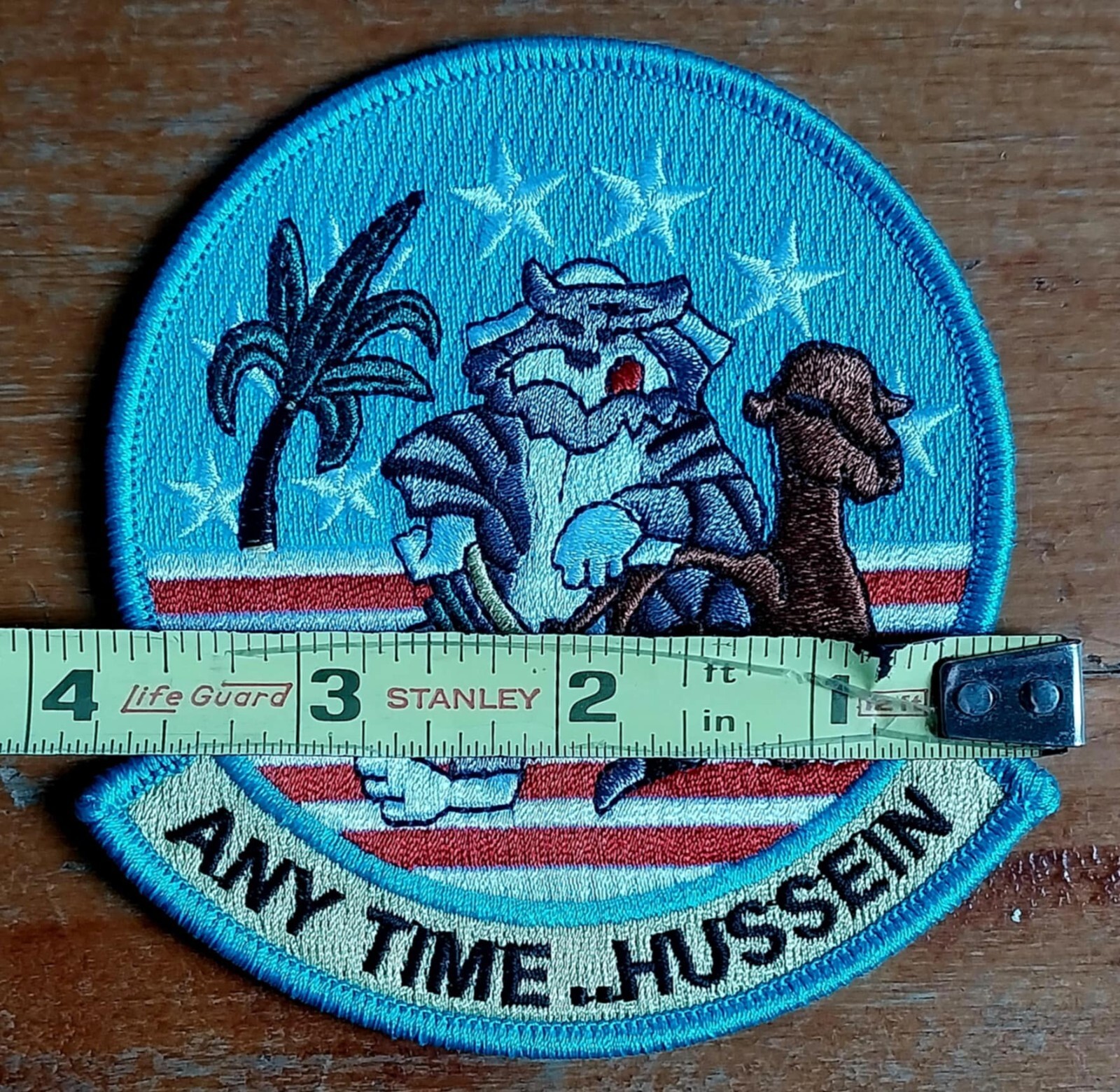 TOMCAT ANYTIME HUSSEIN Navy Military Patch