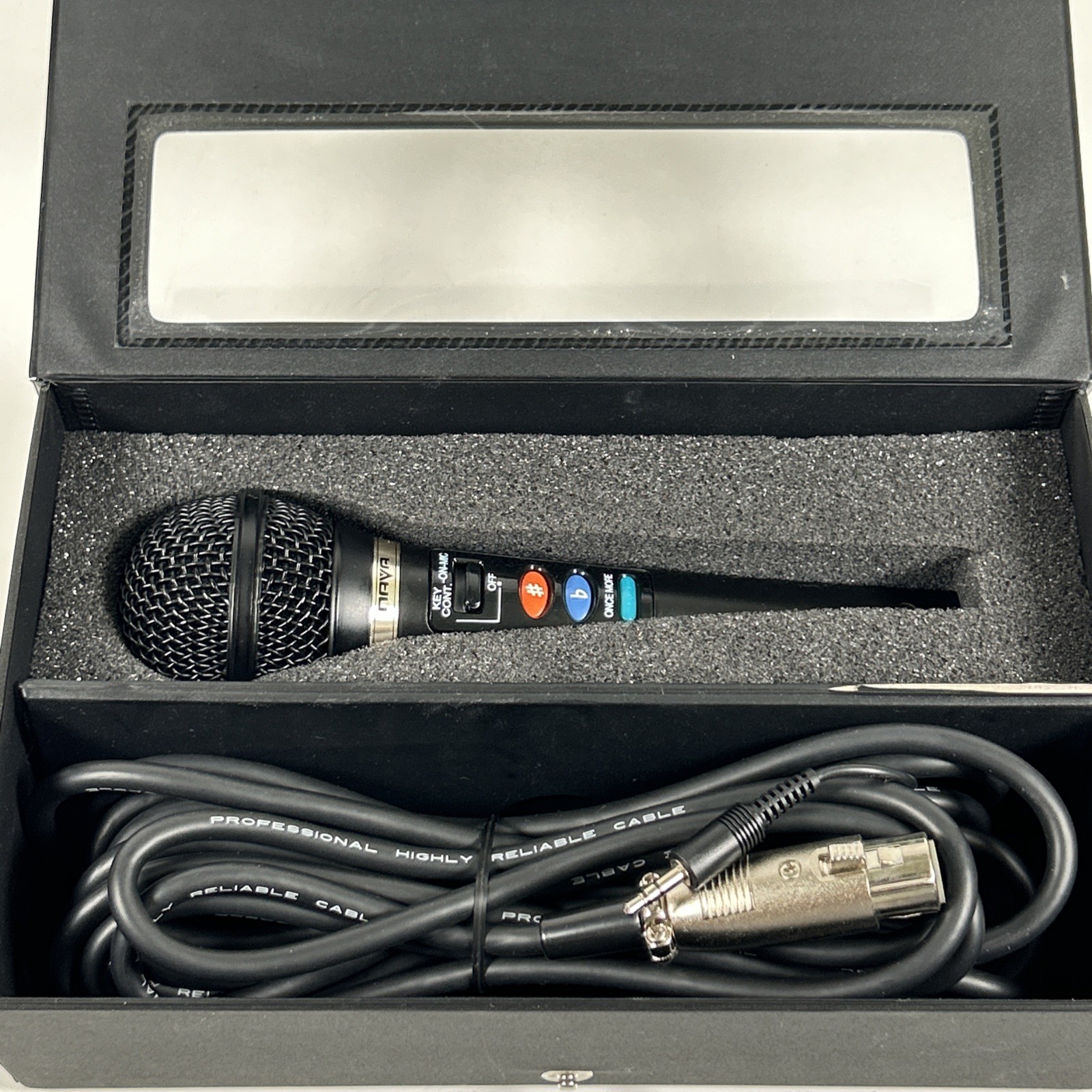 NAVA NA-168 Key Control UNI-Directional Dynamic Karaoke Microphone 600ohm