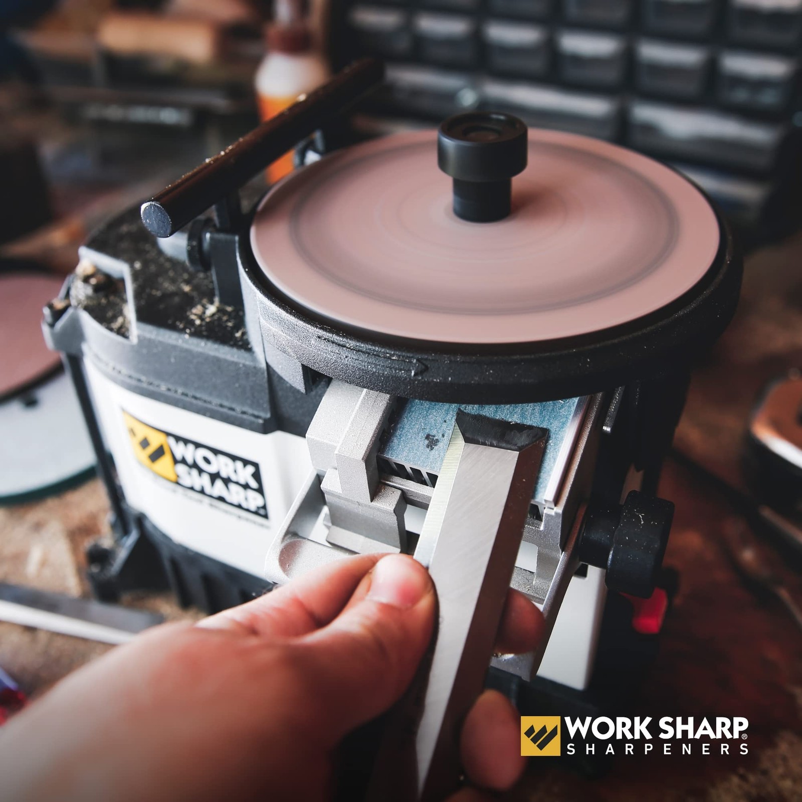 Fine Abrasive Kit for Work Sharp WS3000 Wood Tool Sharpener One Size, Brown