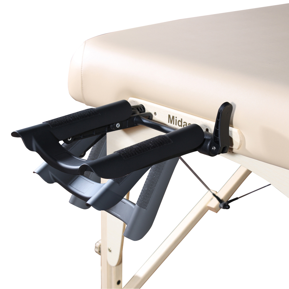 Master Stratomaster UltraLight Aluminum Portable Massage Table NanoSkin Black