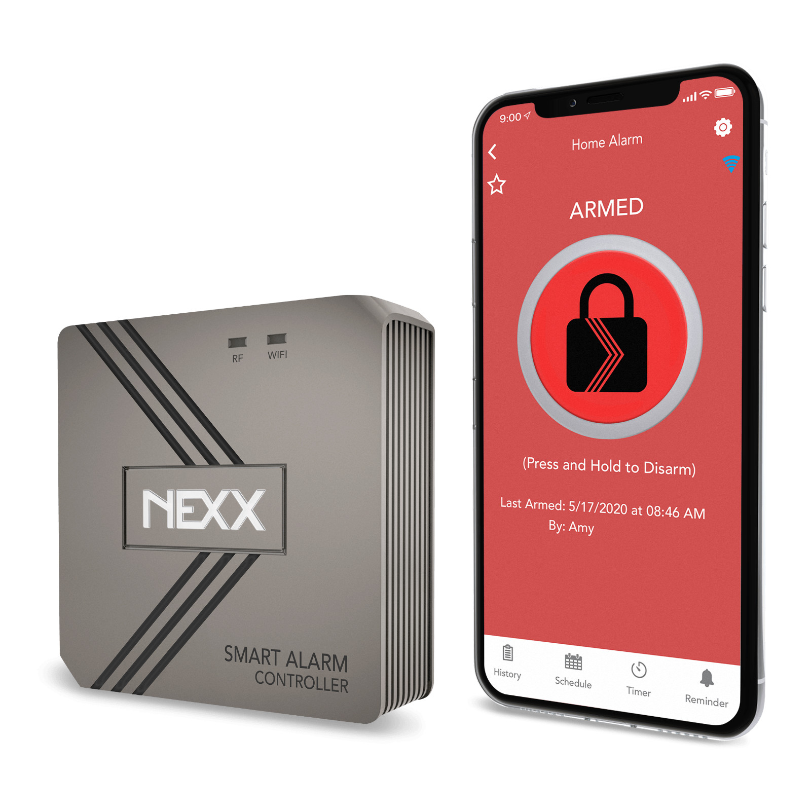 Nexx Smart Alarm NXAL100 WiFi Controller  - smarten old security alarm systems