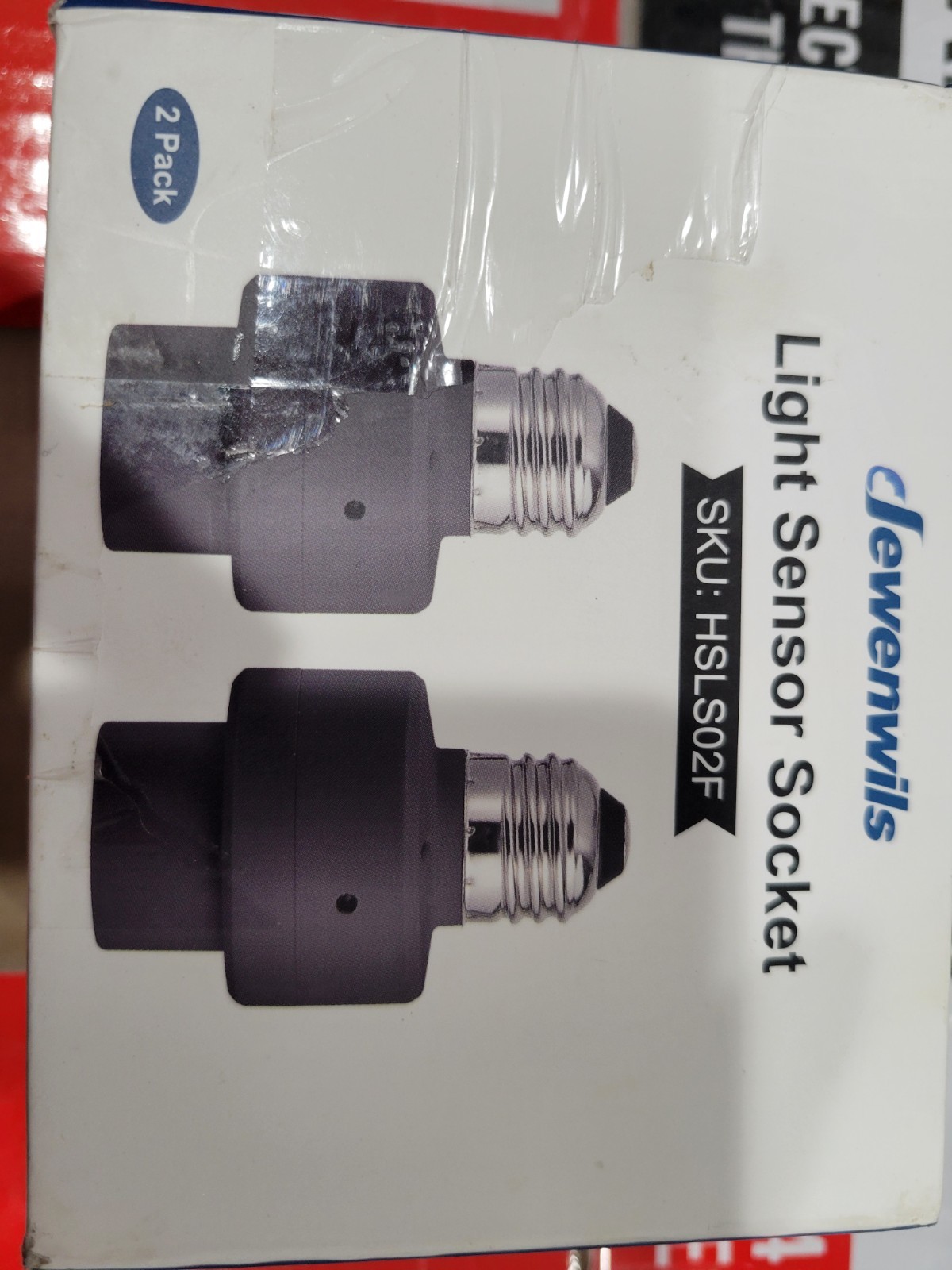 Dewenwils Light Sensor Socket in Black HSLS02F
