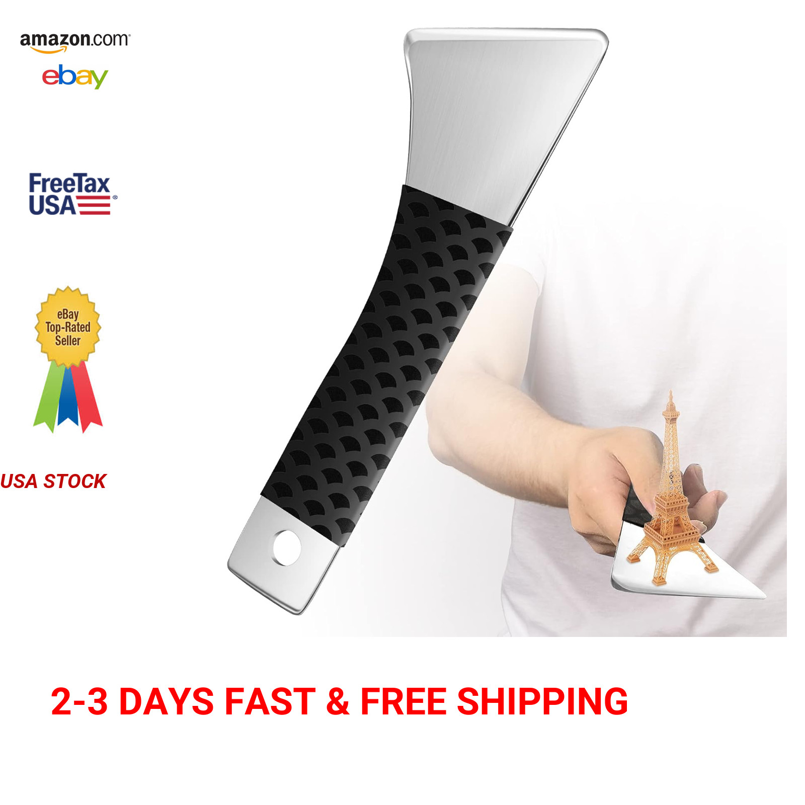 3D Printer Tool Metal Removal Spatula Stainless Steel Model Stripping Safety