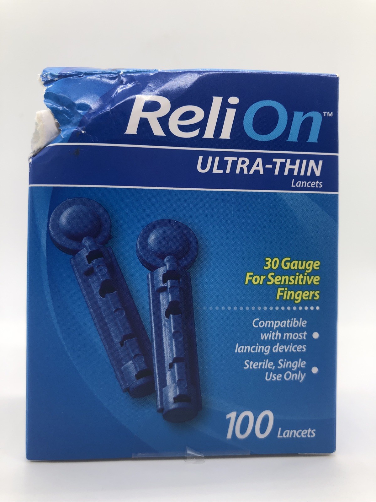 Relion Ultra Thin 30 gauge -  100Ct Exp: 10/2027 (damaged box) Ref. 187
