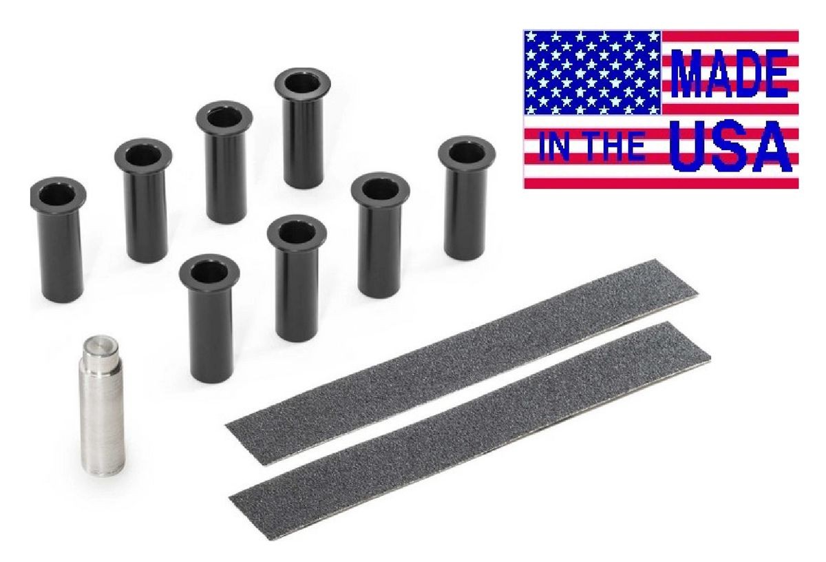 Jeep JK/JL 4 Door Delrin Door Bushings w/ Steel Removal Tool 07-24  Made in USA