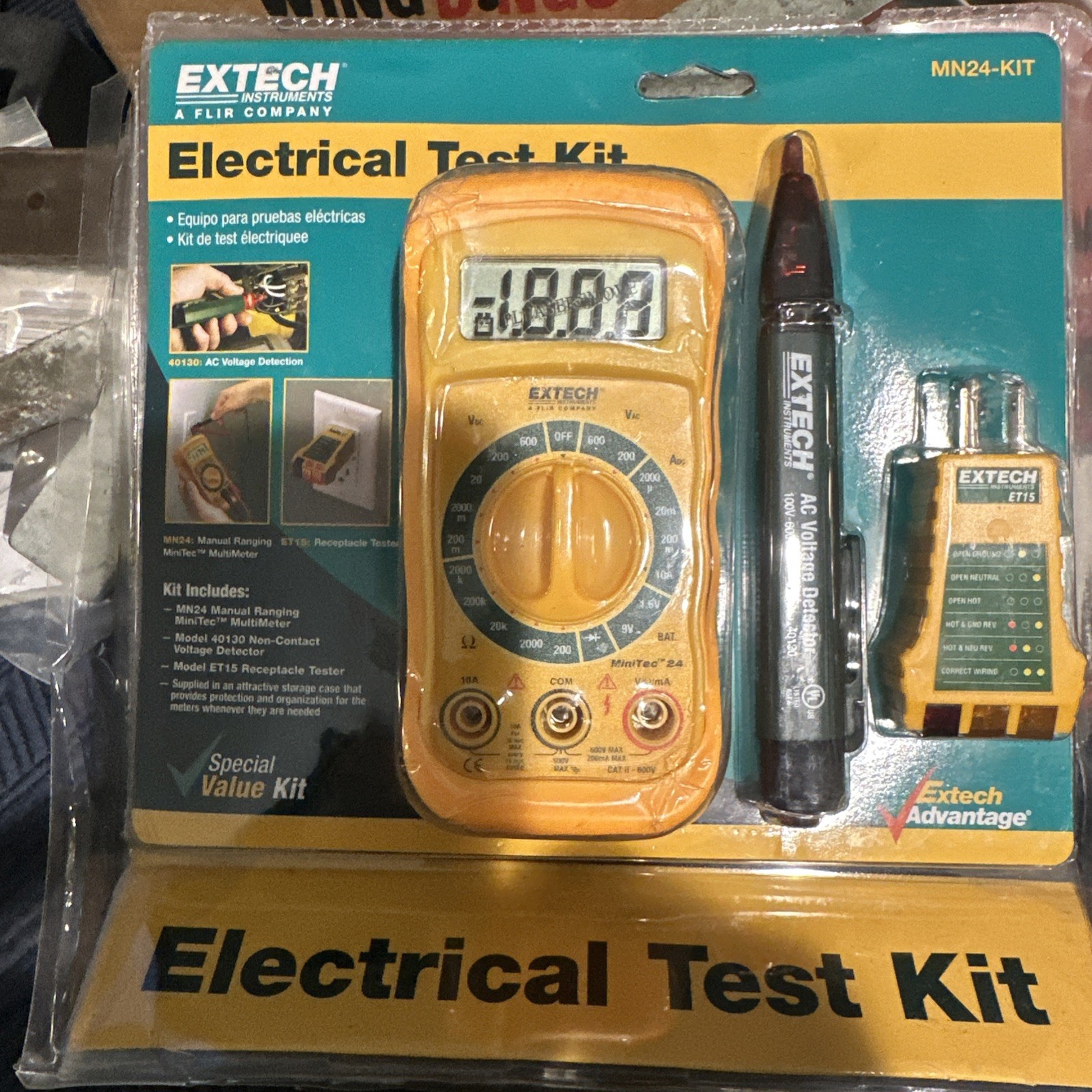 ExTech Instruments - Electrical Test Kit - MN24-KIT - NEW IN PACKAGE