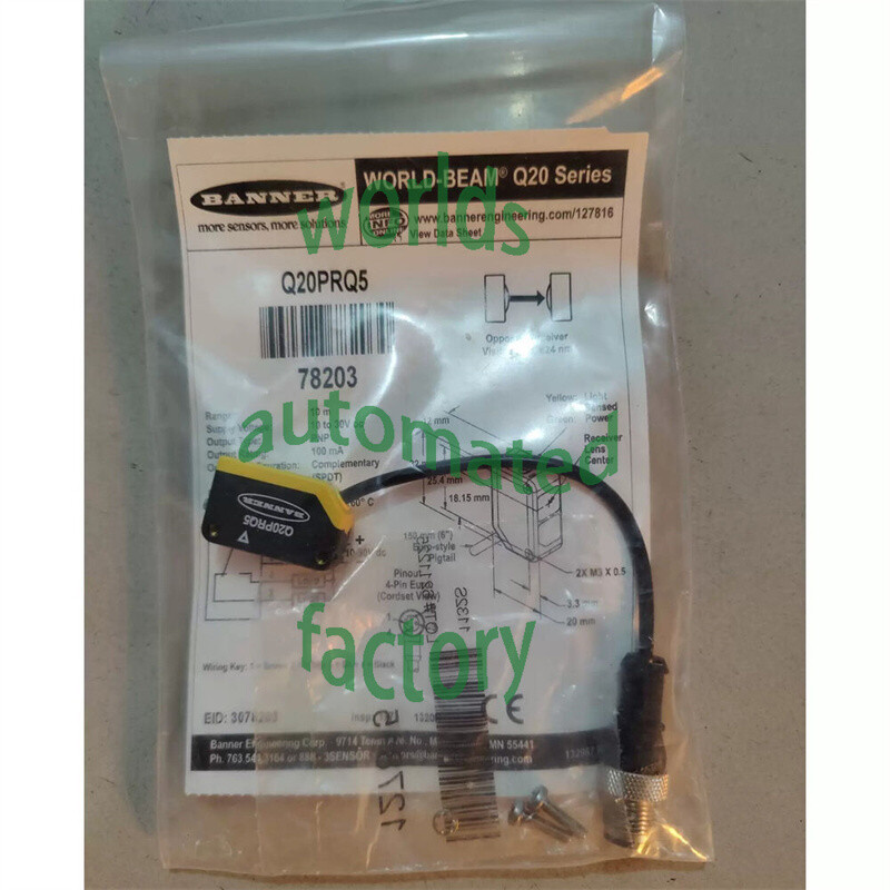 1PC NEW BANNER Q20PRQ5 Photoelectric switch Quality assurance