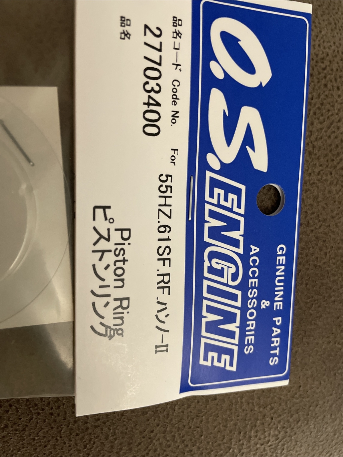OS 55 HZ 61 SF 61SF-H,61RF,61RF-H PISTON RING NIP