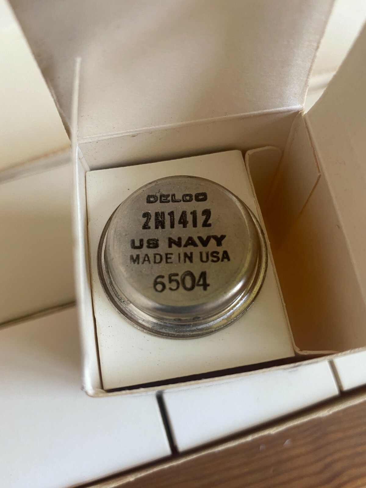 2N1412 Delco US NAVY Transistor