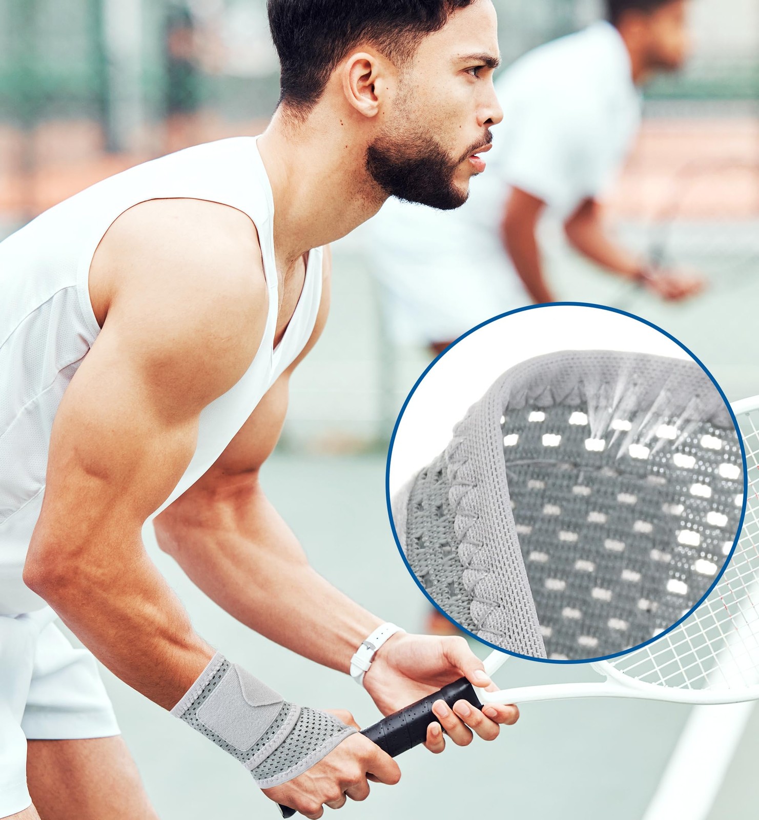 UltraThin Mesh Wrist Wraps Adjustable Support for Pain Relief & Workouts