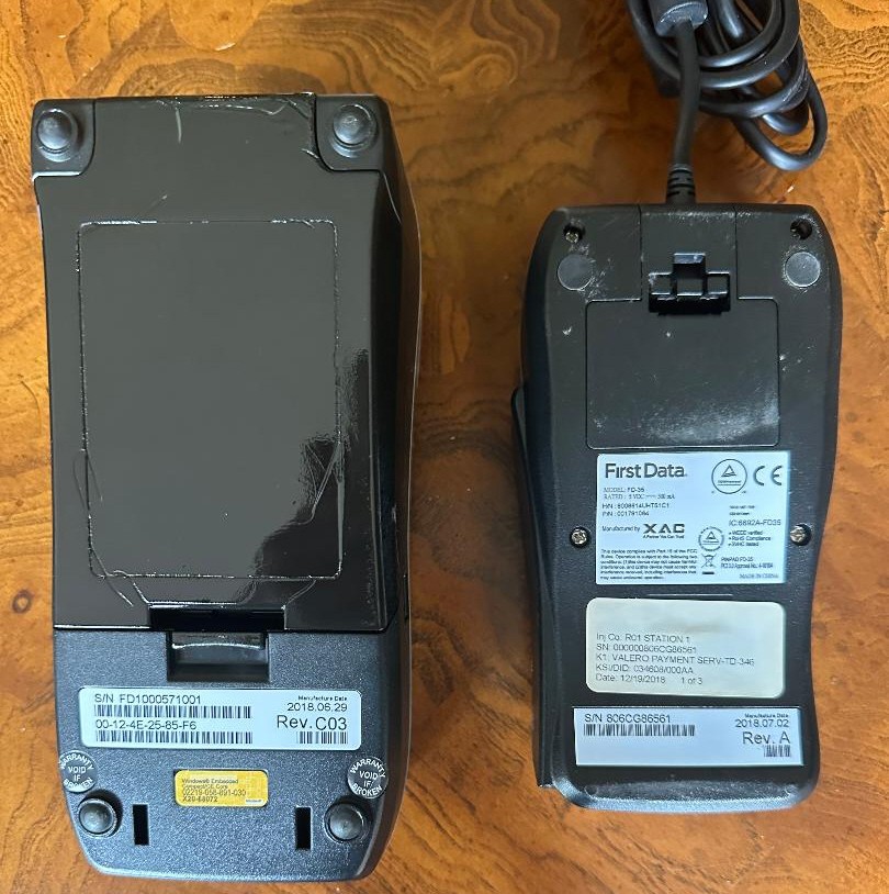 First Data FD130 Duo Credit Card Terminal Reader W/ First Data FD-35 Pin Pad
