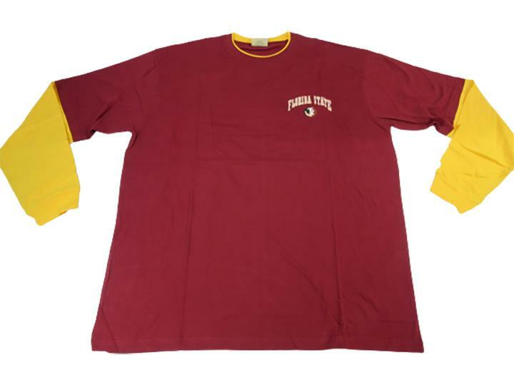 New Florida State Seminoles Mens Sizes 2XL-3XL-4XL-Tall Maroon Long Sleeve Shirt