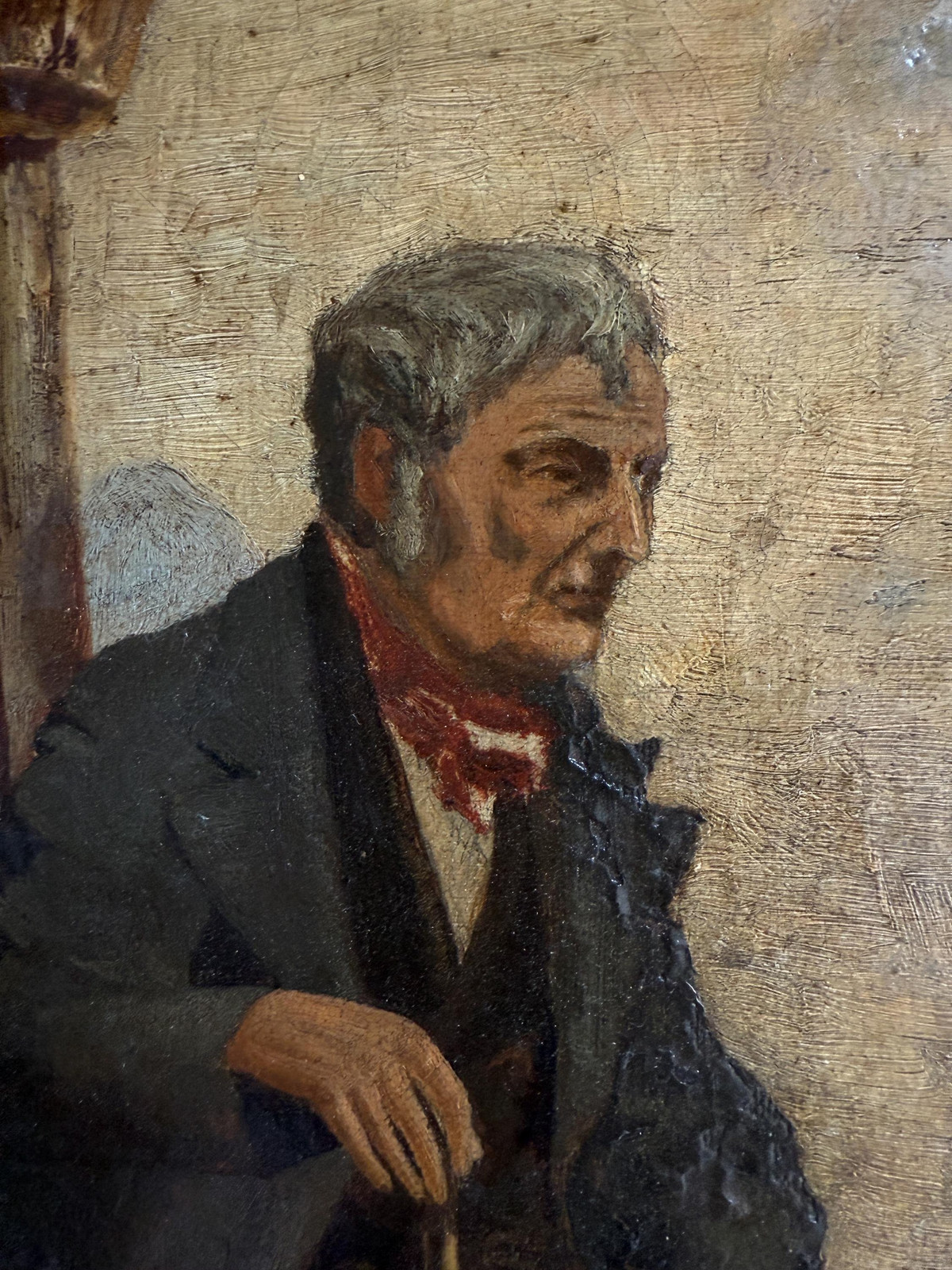 Gilt framed oil painting