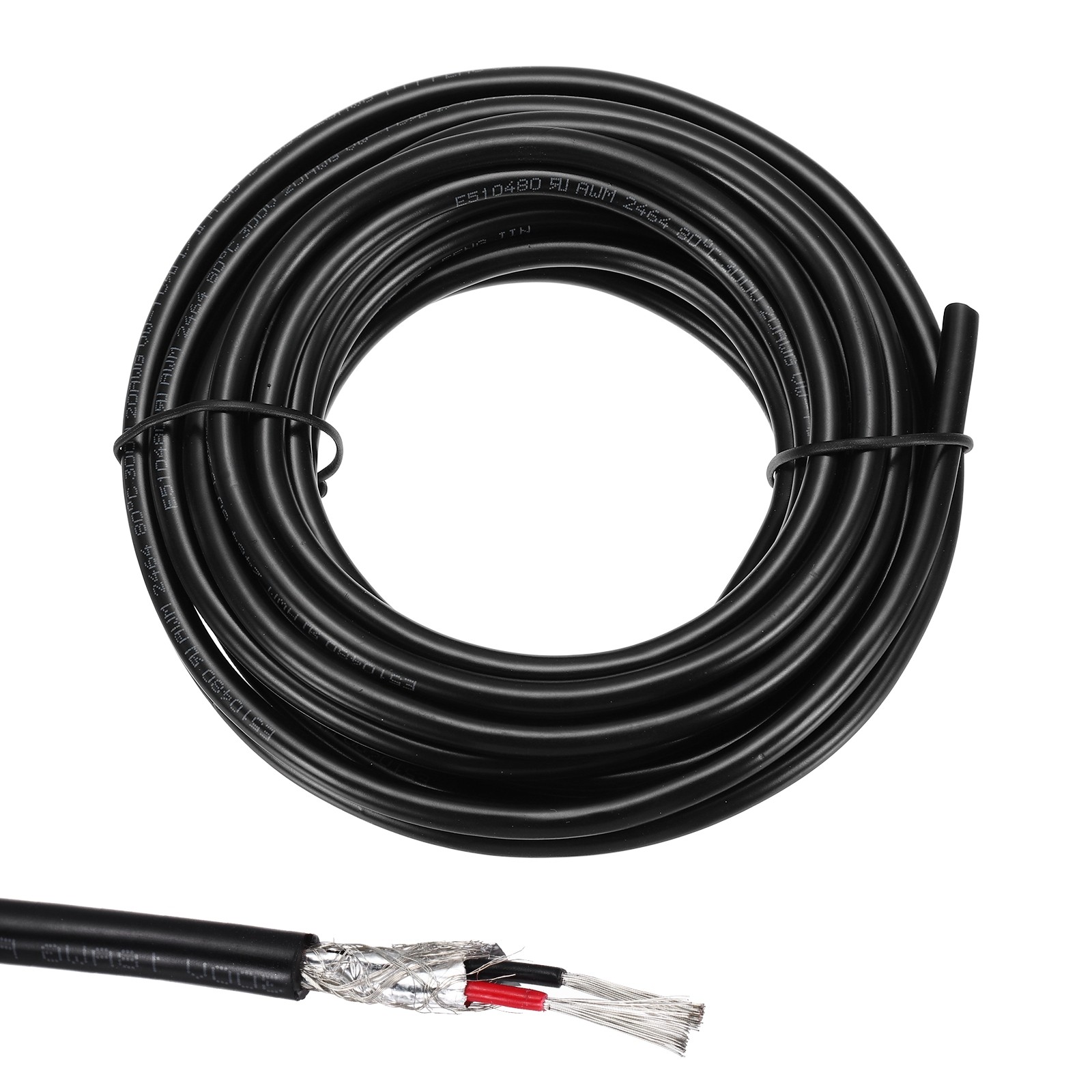 UL2464 Shielded Cable 20AWG 5.5m(18 Ft) 2 Conductor CNC Wire