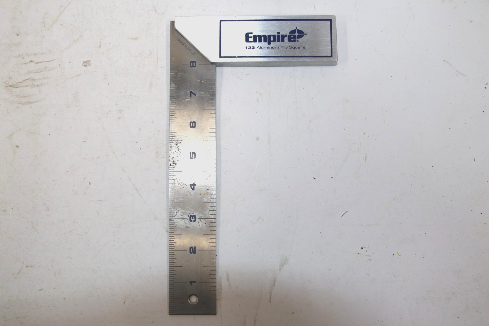 Empire 122 Aluminum Try, True Blue Heavy-Duty Square