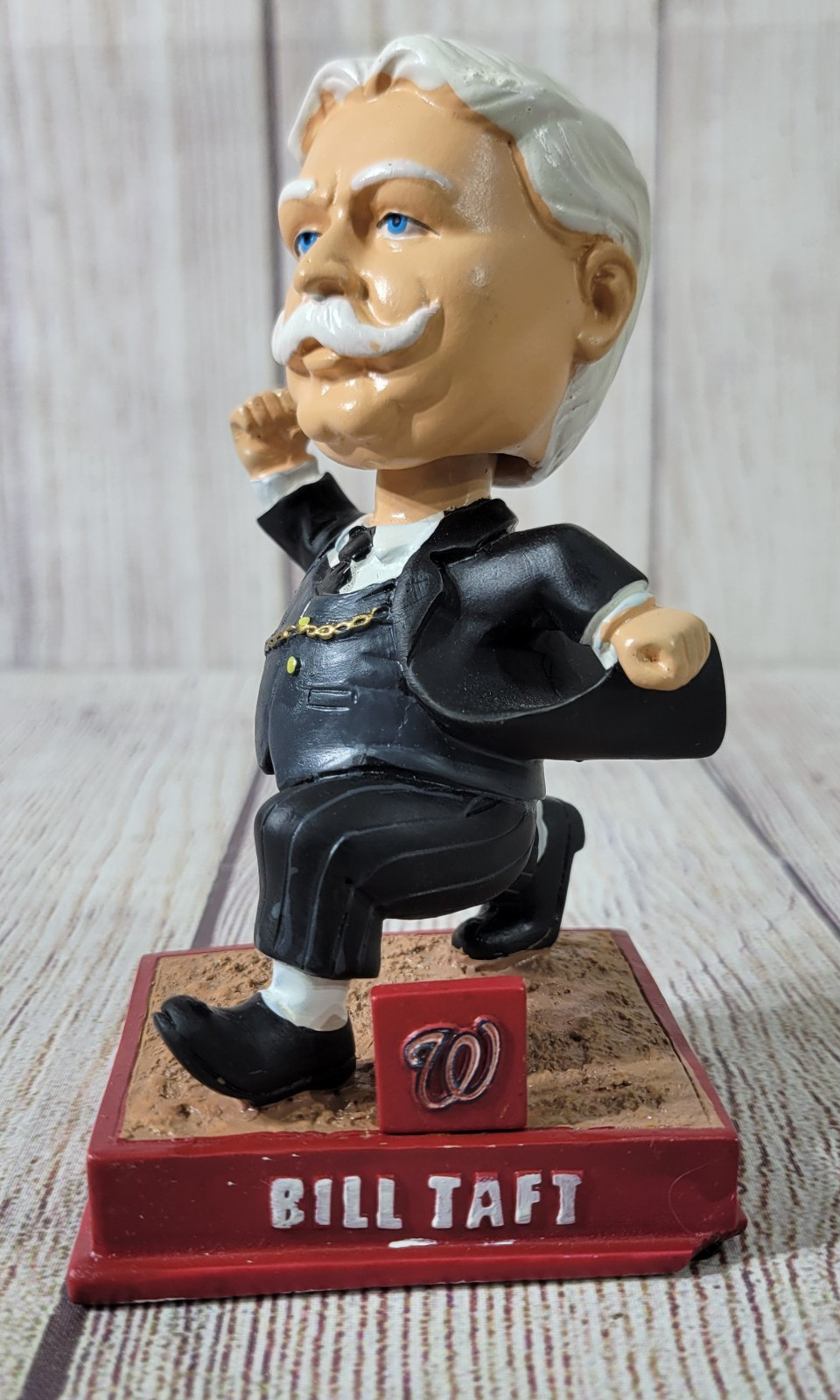 2014 Washington Nationals William Bill Taft Bobblehead Racing President