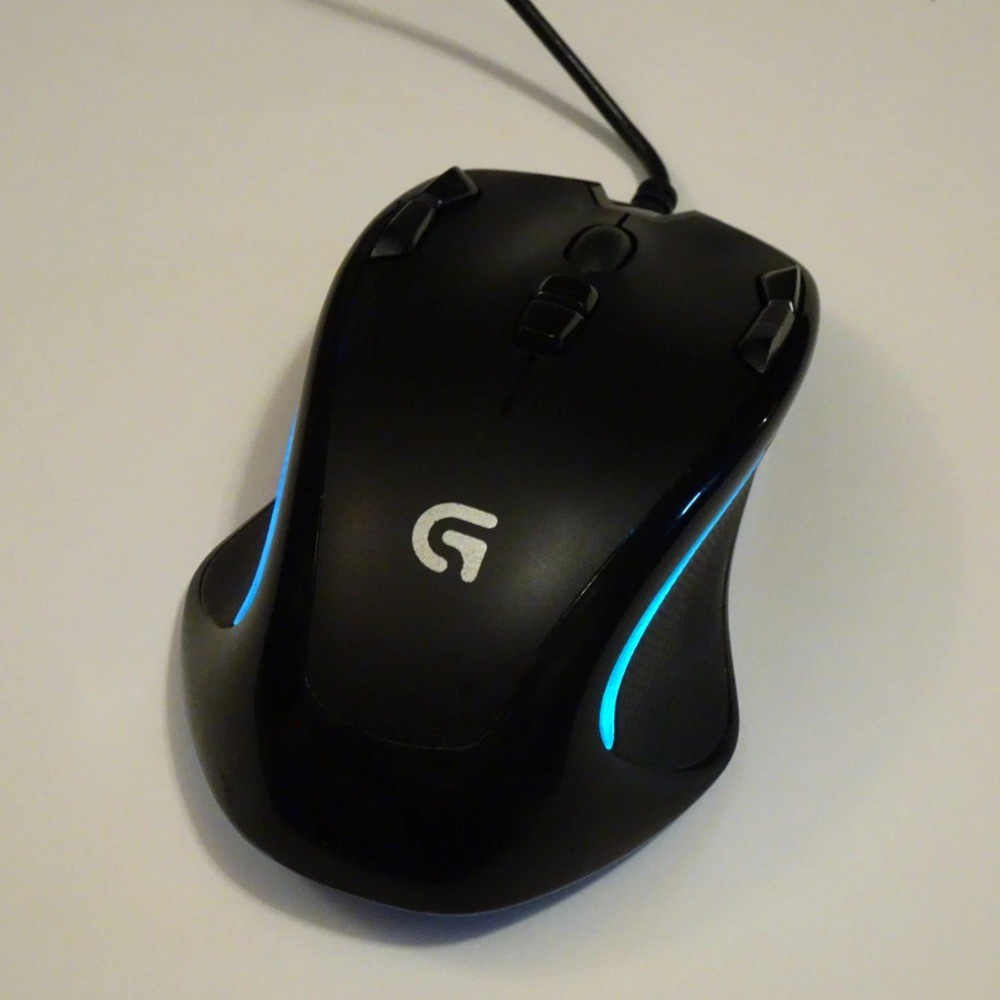 Logitech G300s Optical Ambidextrous Gaming Mouse – 9 Programmable Buttons