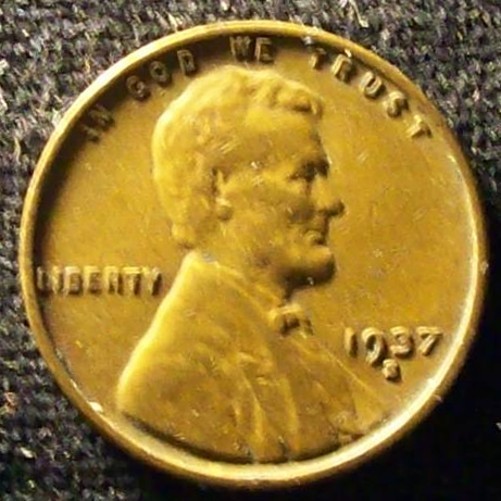 1937 S Wheat Penny