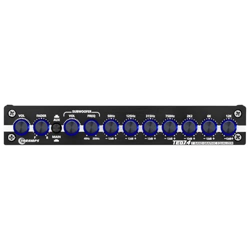 Taramps 7-Band Stereo Car Audio Graphic Equalizer RCA Input Output