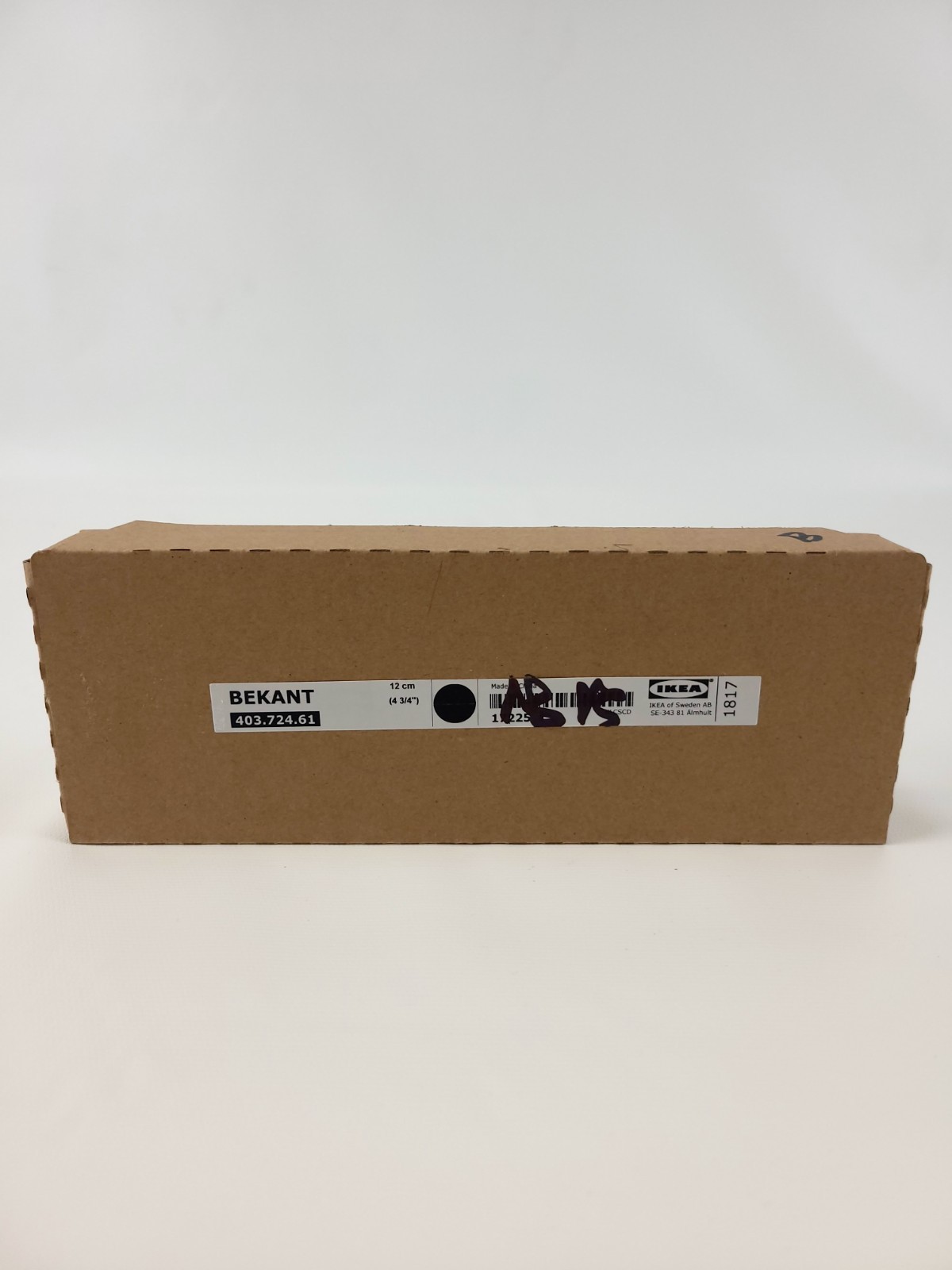 IKEA BEKANT Leg Black, 4 Legs per Pack 403.724.61 Steel Sealed New Discontinued