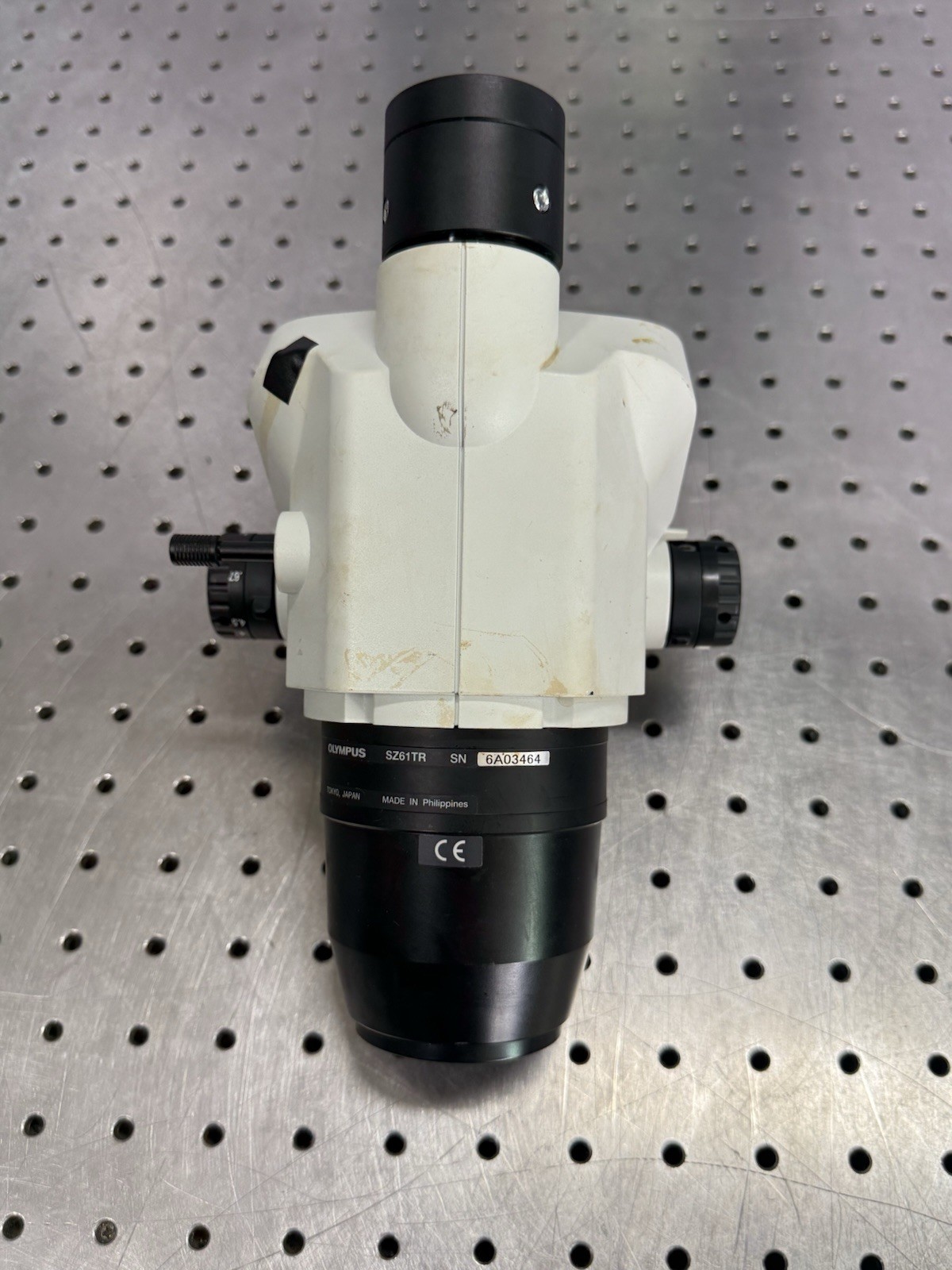 Olympus SZ61TR Stereo Microscope Trinocular Zoom Head Tested Video