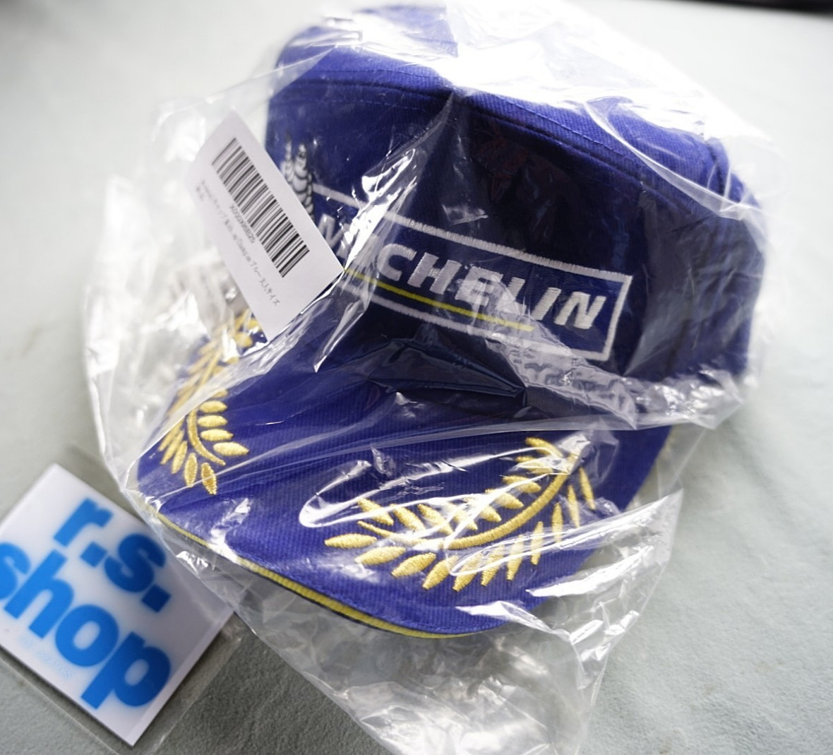 Michelin Champion Cap Unisex Adult Blue Cotton Embroidery Free Size