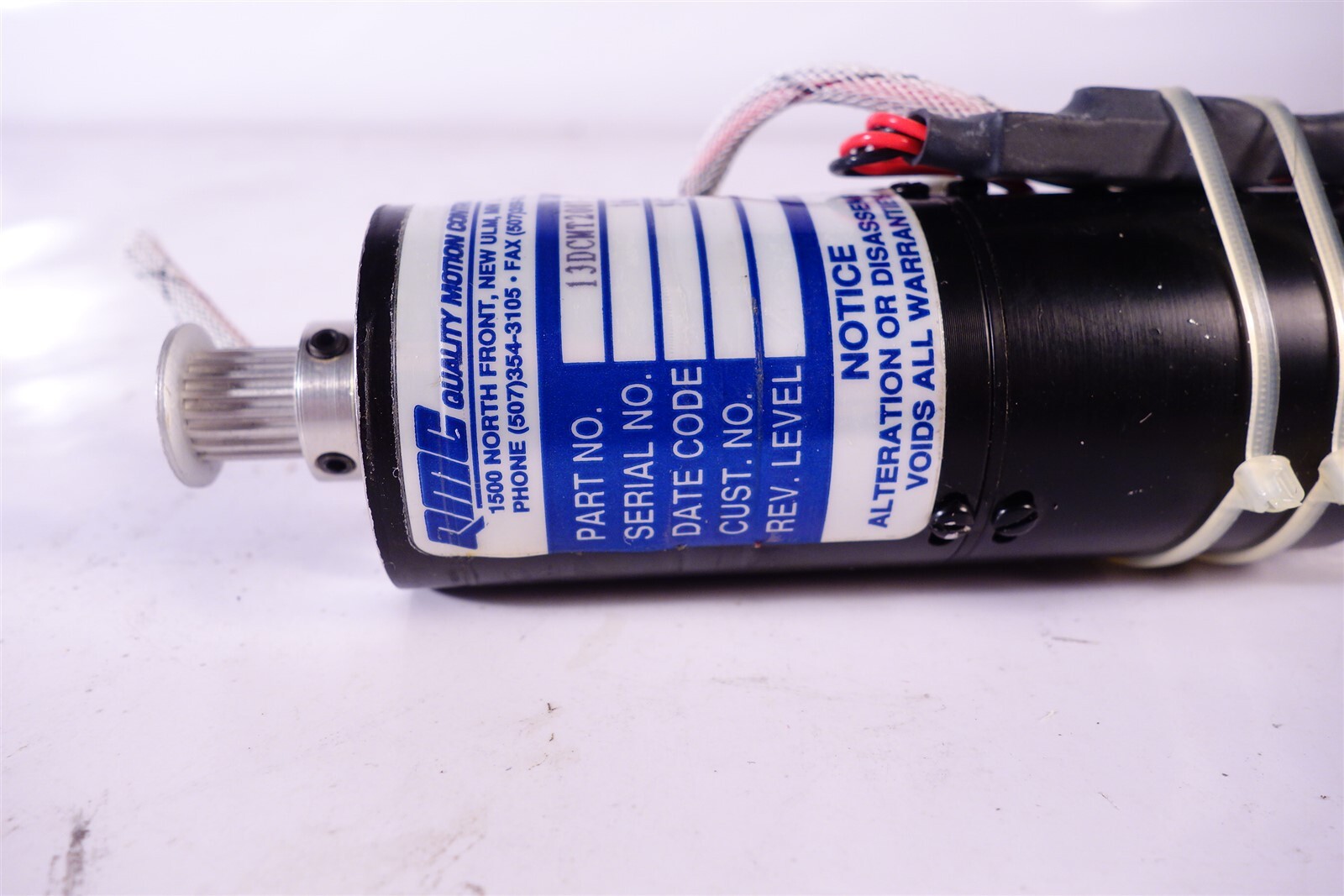 Quality Motion Control 13DCMT2007-2 DC Servo Motor / Stepper