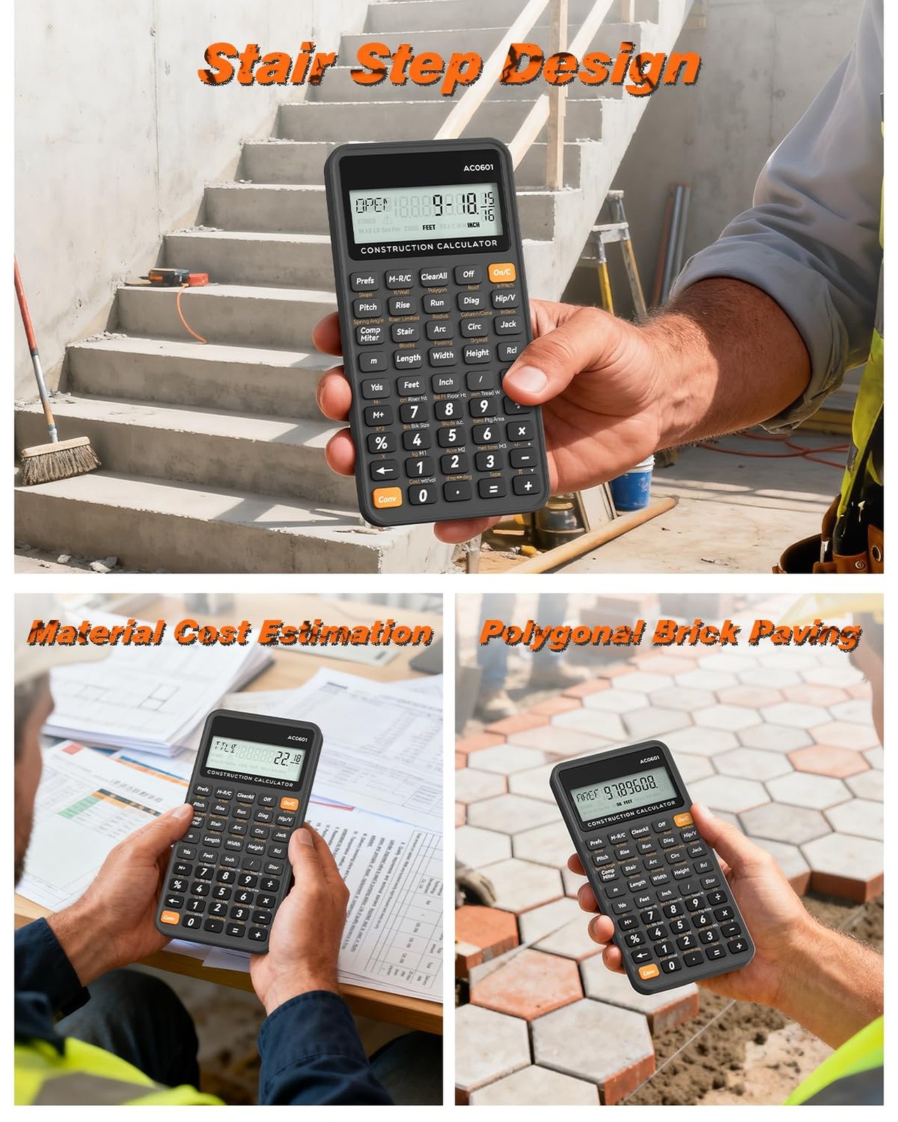 Construction Calculator Industrial & Scientific ROATEE Engineering Calculator...