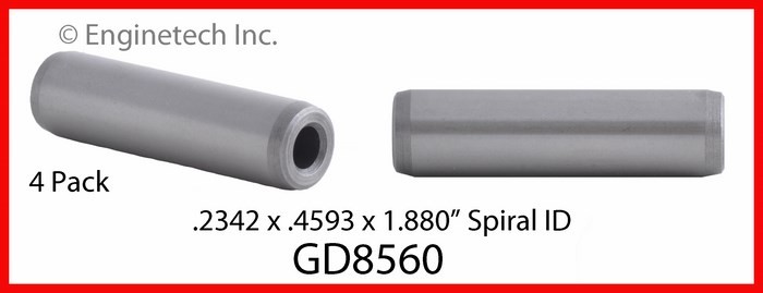 Enginetech GD8560 Engine Valve Guide Set - 4 Pack for Mercury, Ford, Mazda Vehic