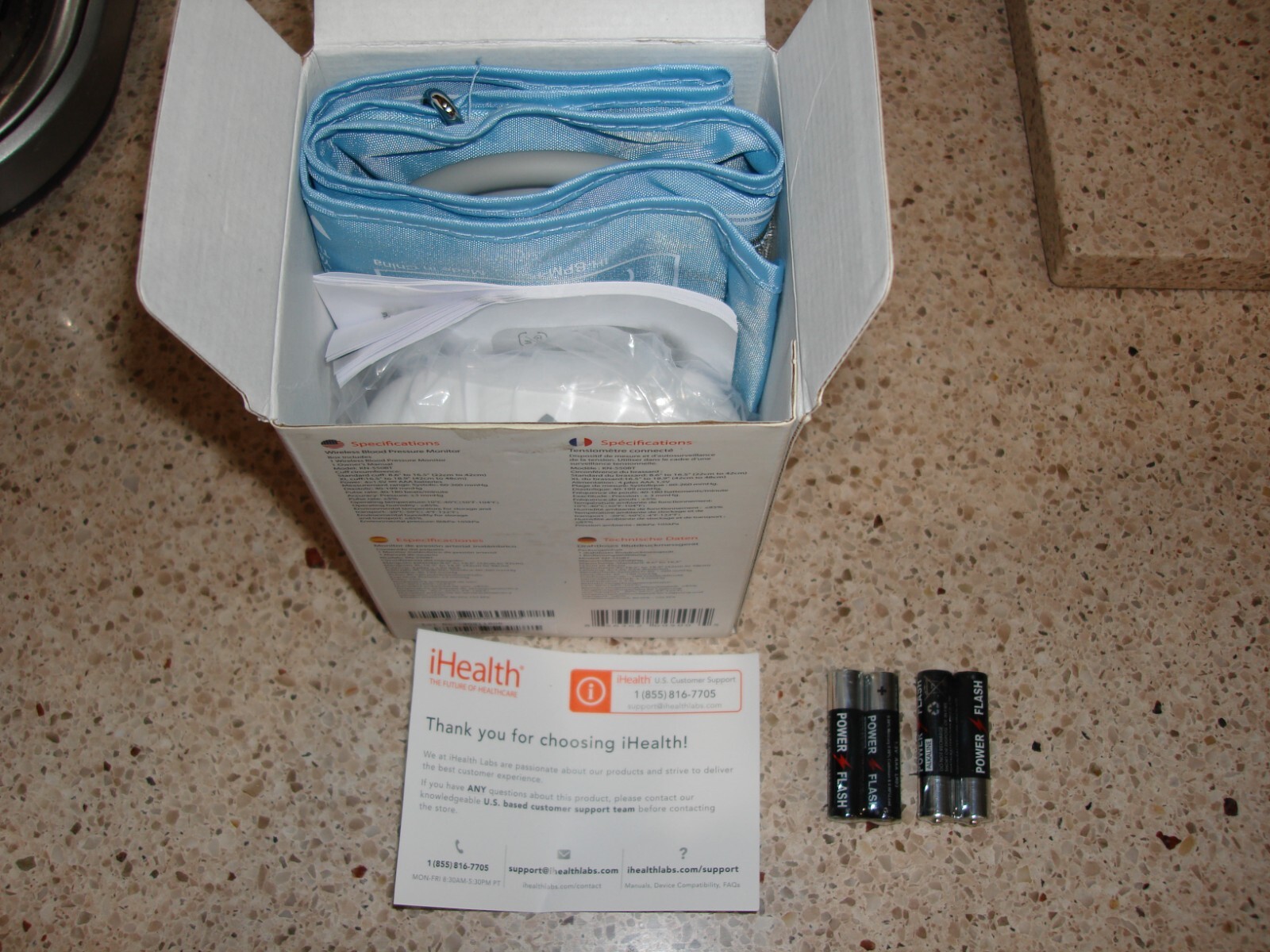 iHealth Track Smart Upper Arm Blood Pressure Monitor Bluetooth, WHO Color Screen