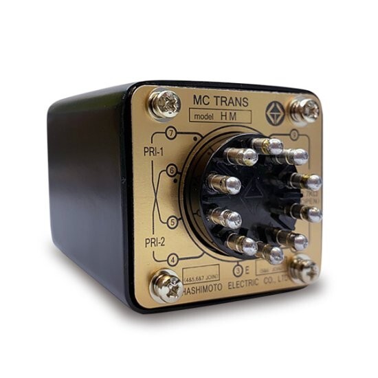 Hashimoto HM-X MC Cartridge Step up input Transformer. (Sansui) Range:15-100KHz