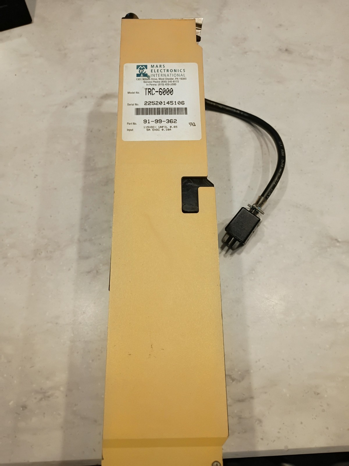 Mei Mars TRC 6800H Coin Changer Acceptor