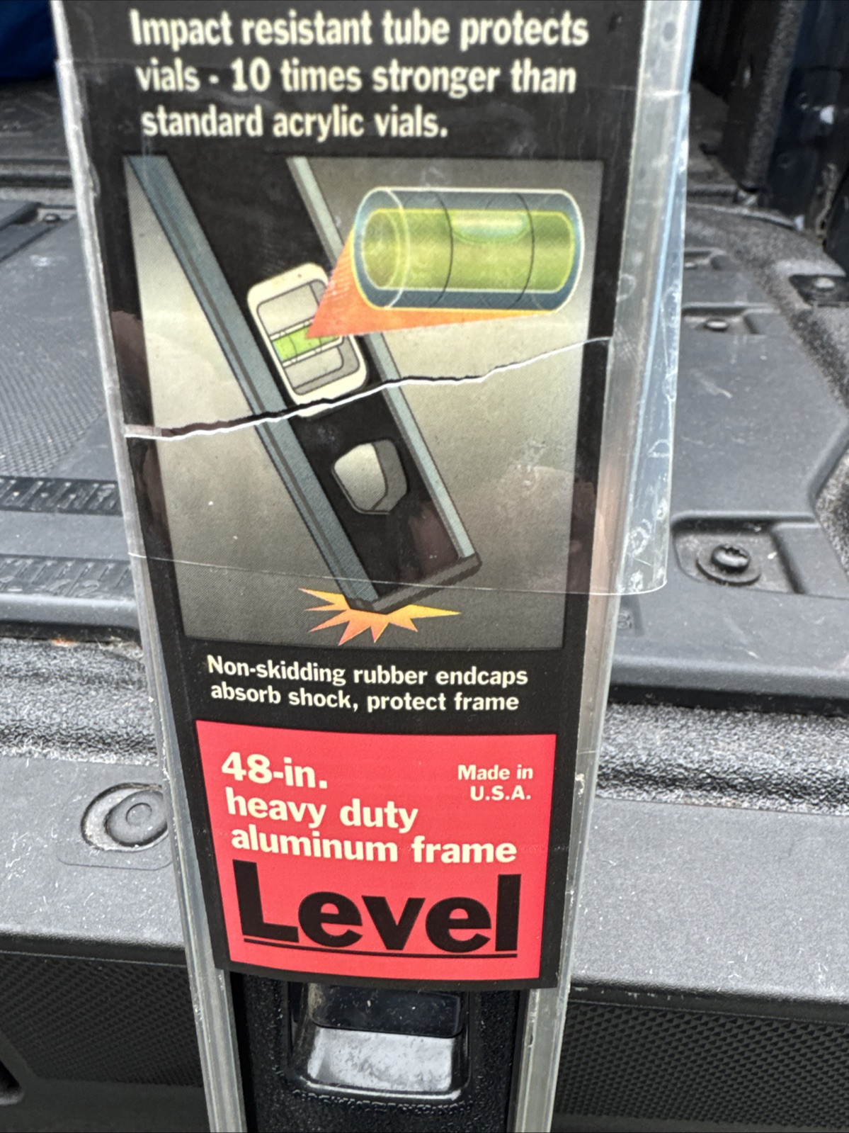 Sears Craftsman USA Nos 48” Heavy Duty Aluminum Level 39898 *Read New But Old