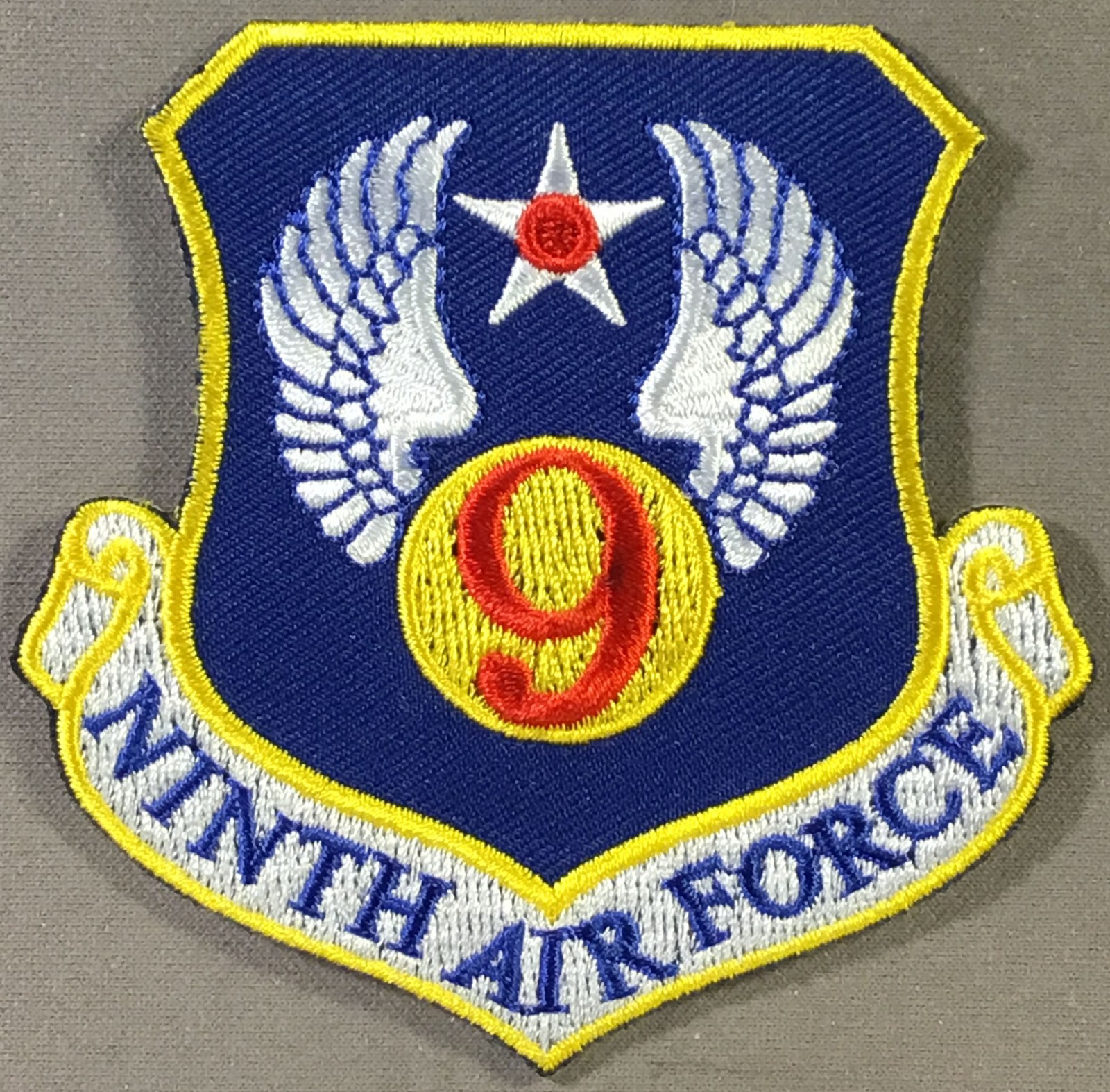 USAF Air Force 9th Air Force licensed patch