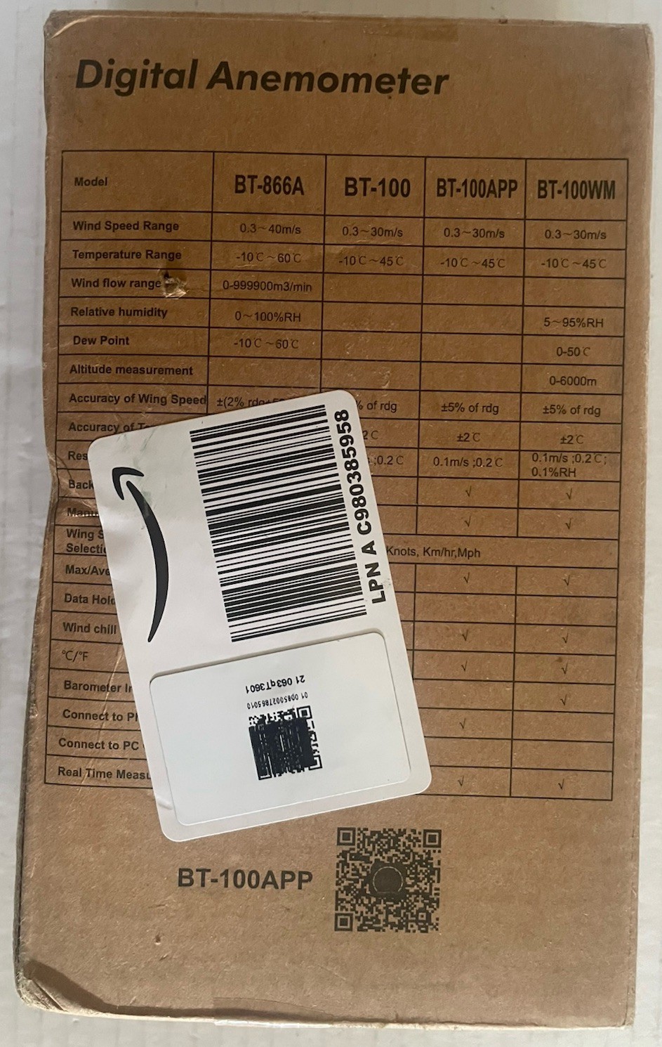 Digital Anemometer