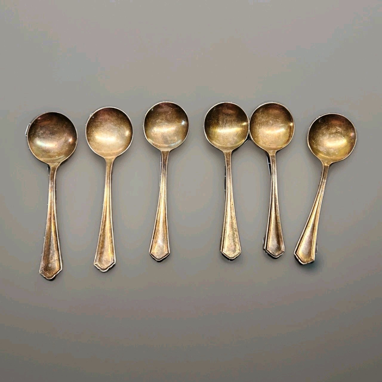 Victor S. Co Spoon Soup Bouillon Round Bowl Silver Plate  5 in. Antique