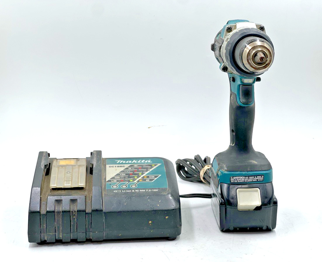 Makita (XPH14) 18V Brushless 1/2" Hammer Drill With 5AH Battery & Ch (EL1132130)