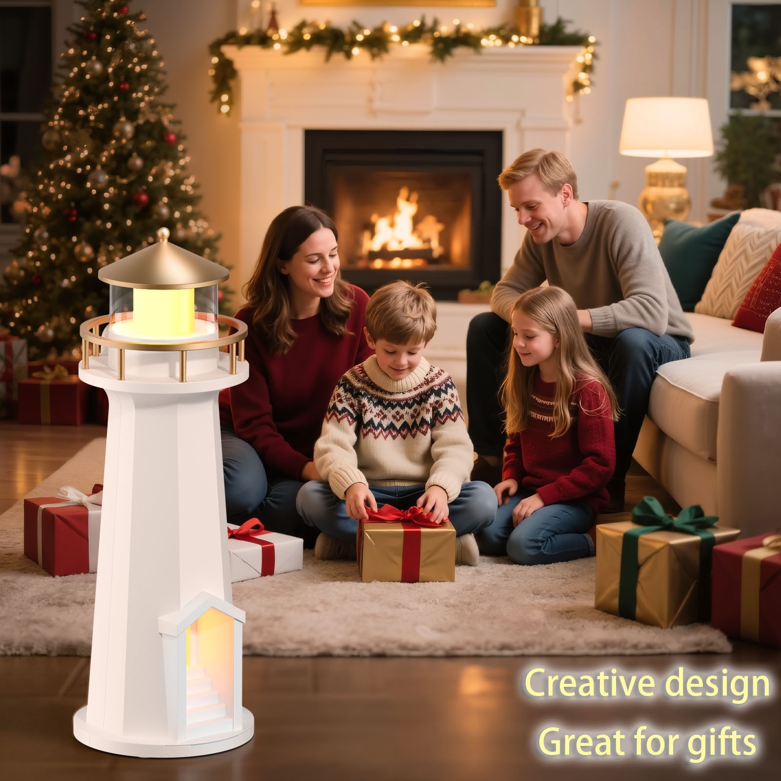 Moon Projector Atmosphere Night Light with Wireless Charger & Bluetooth Speaker