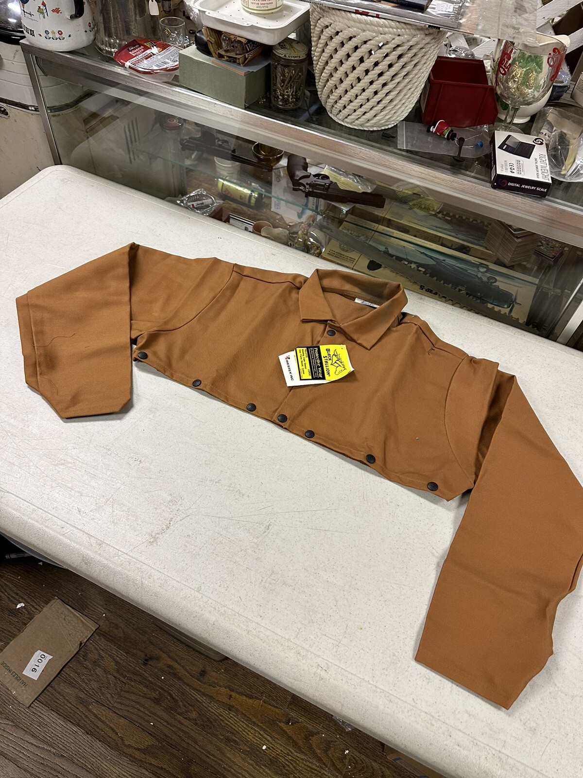 REVCO/BLACK STALLION FB2-21CS LARGE BROWN COTTON CAPE SLEEVE 12oz.