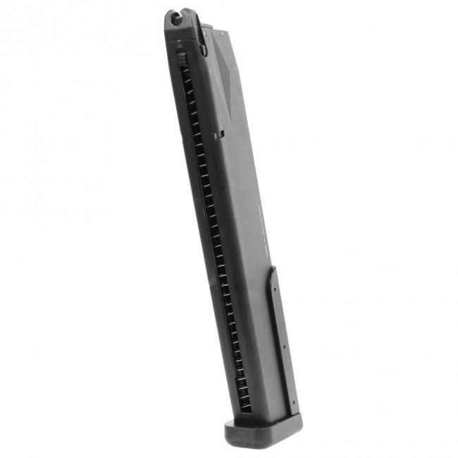 KWA M9 PTP and M93R Extended NS2 Hi-Cap GBB Airsoft Magazine 48 Rounds 197-01103