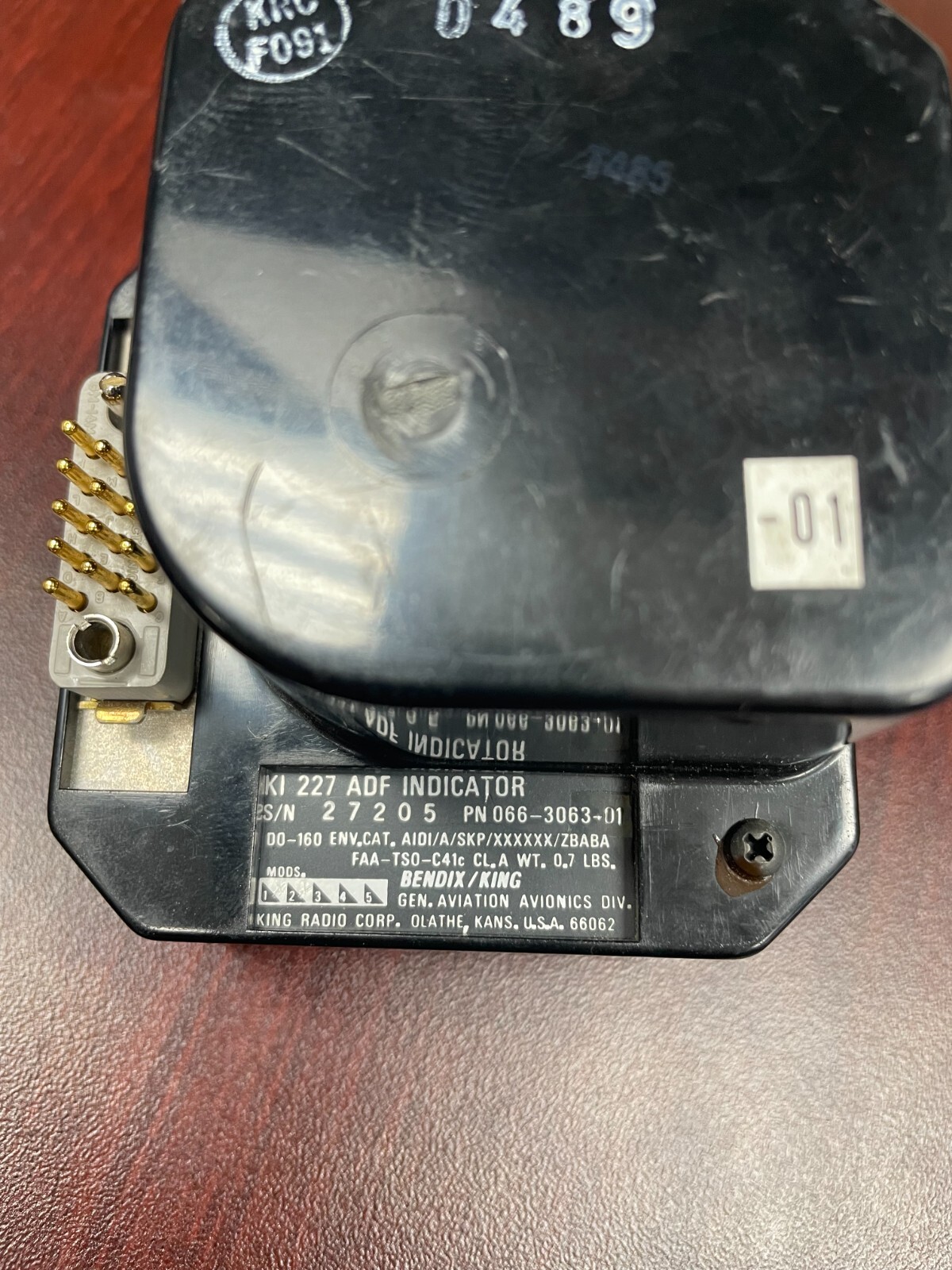 BENDIX/KING KI 227 ADF INDICATOR P/N 066-3063-01