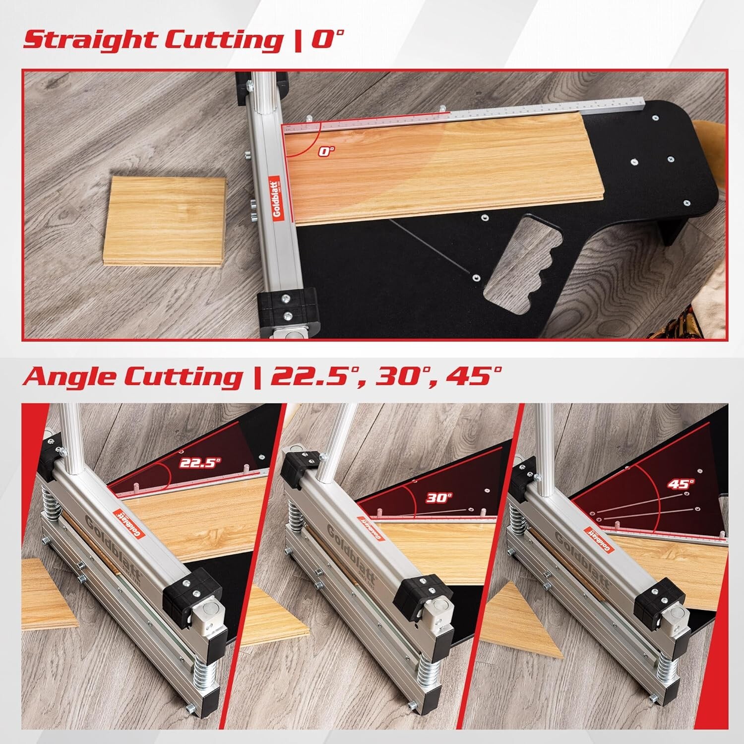 13"Pro Laminate Floor Cutter Rigid Core Vinyl Plank Cutter Flooring Tools NEW