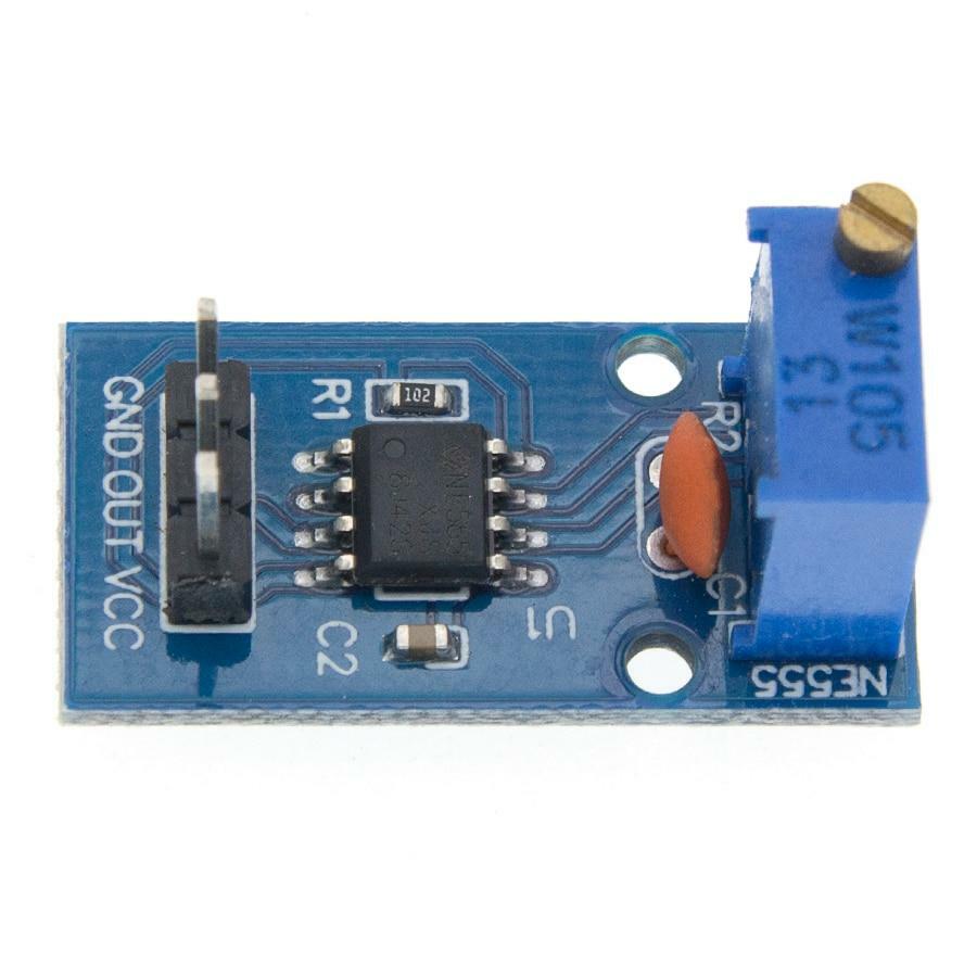 NE555 Duty Cycle Pulse Frequency Adjustable Square Wave Generator Module
