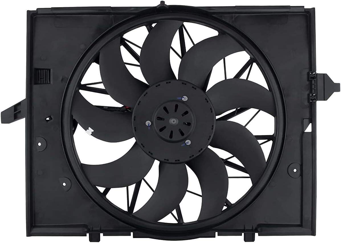 Engine Radiator Cooling Fan Assembly Fit for BMW Models E60 E61 E63 E64 E65