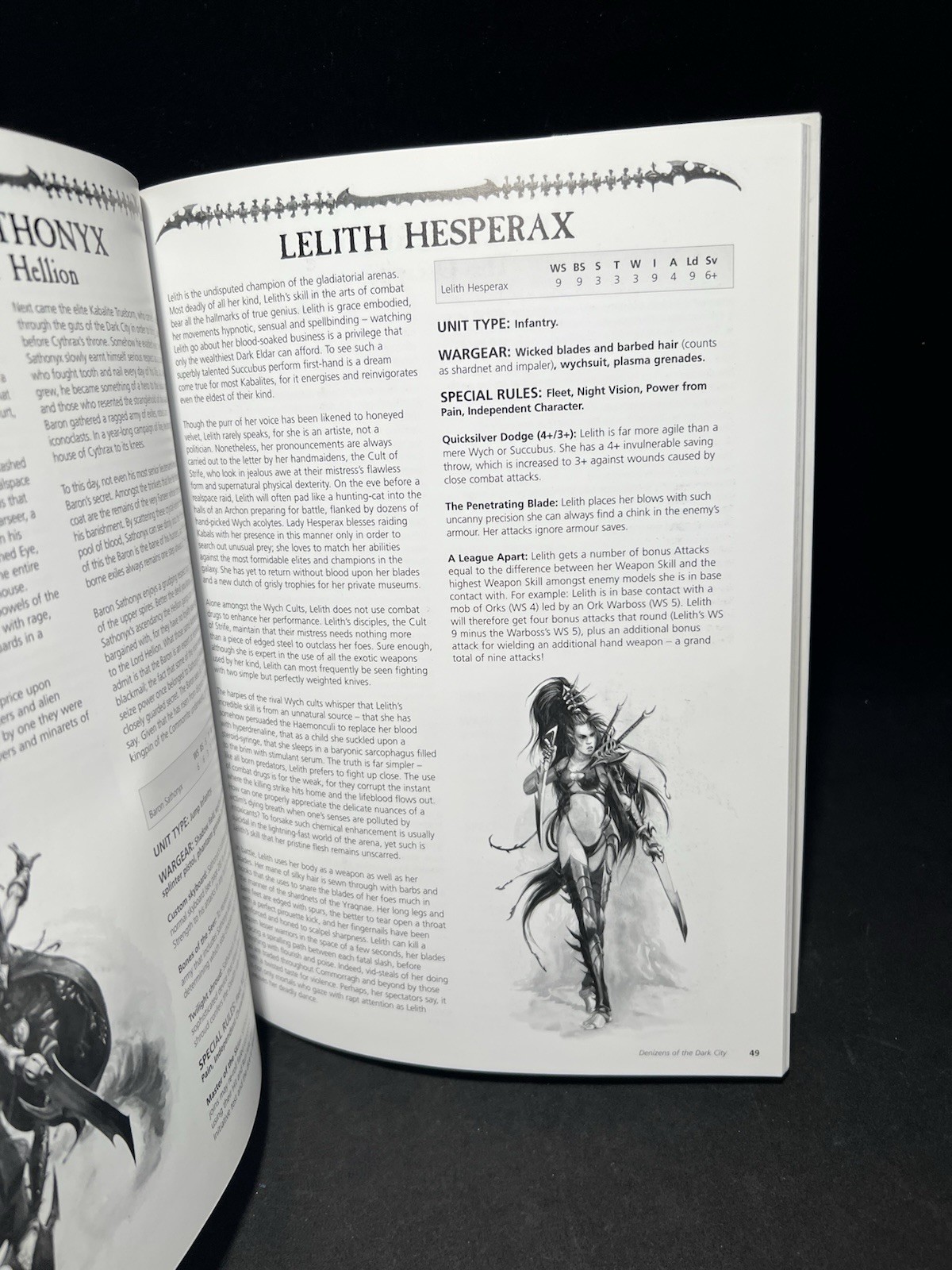 Warhammer 40,000 Dark Eldar Codex 5th Edition Paperback (2010) Games Workshop