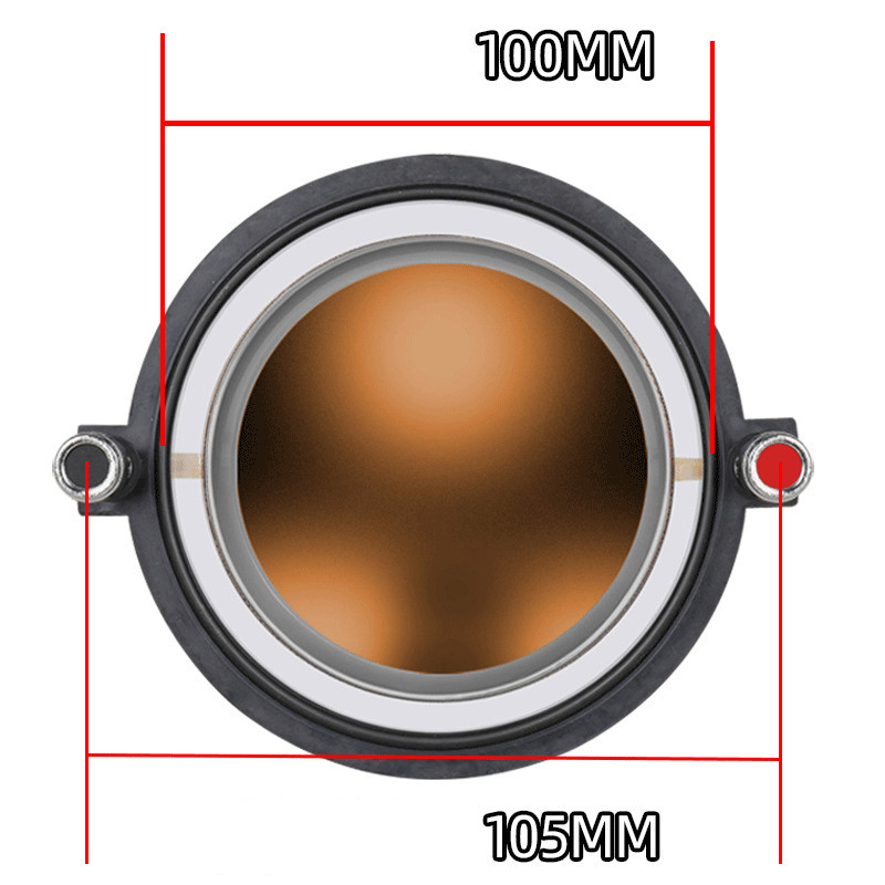 2Pack Diaphragm Replacement 74.5mm Titanium Coil Driver 8 ohm Speaker DE800