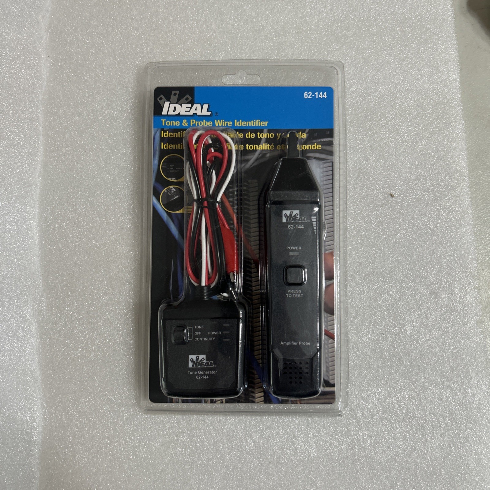 IDEAL Tone & Probe Wire Identifier 62-144 Tone Generator And Amplifier Probe