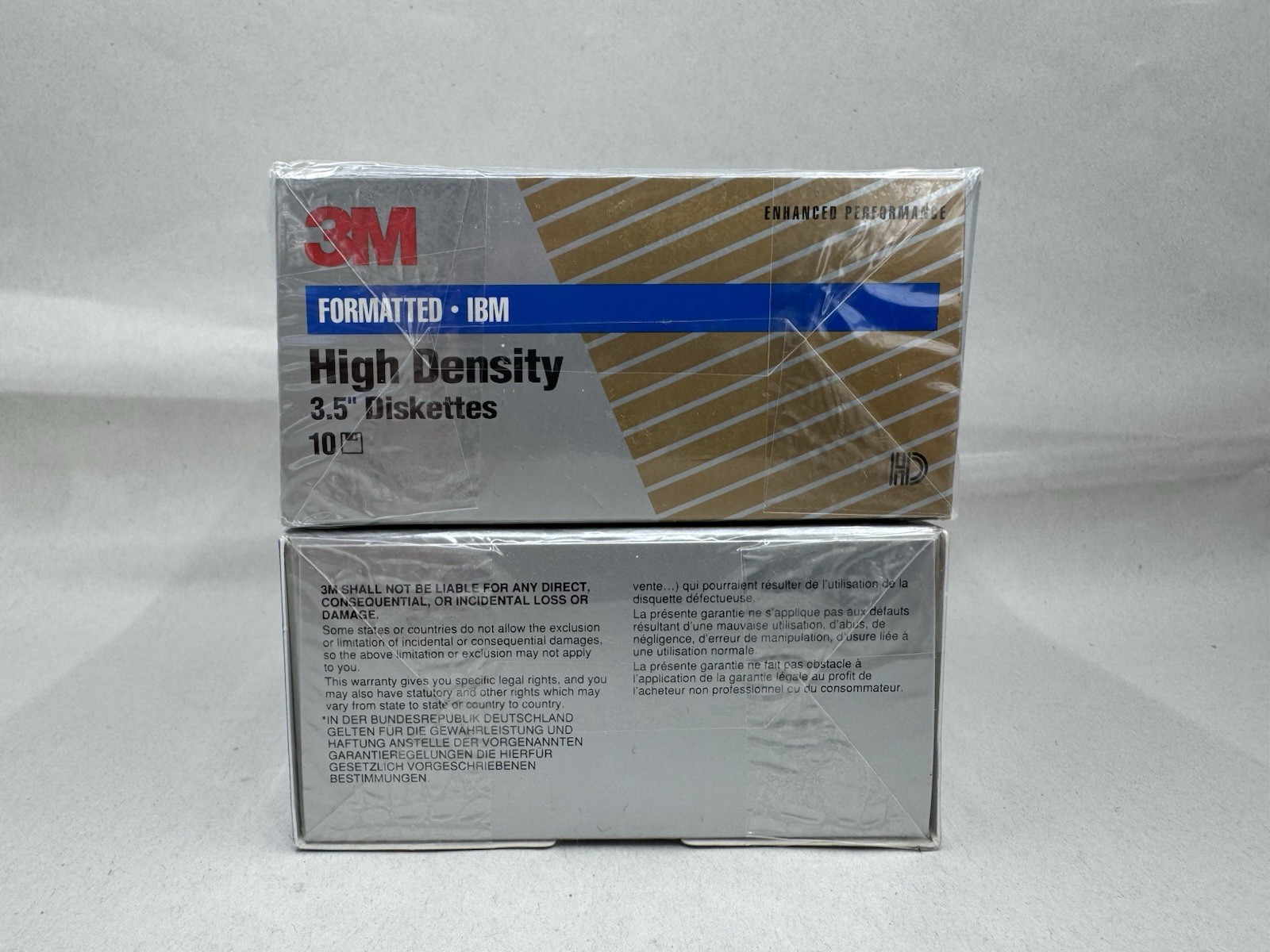 3M 3.5" High Density Double Sided IBM Formatted Floppy Disk 2x 10 Pack NEW