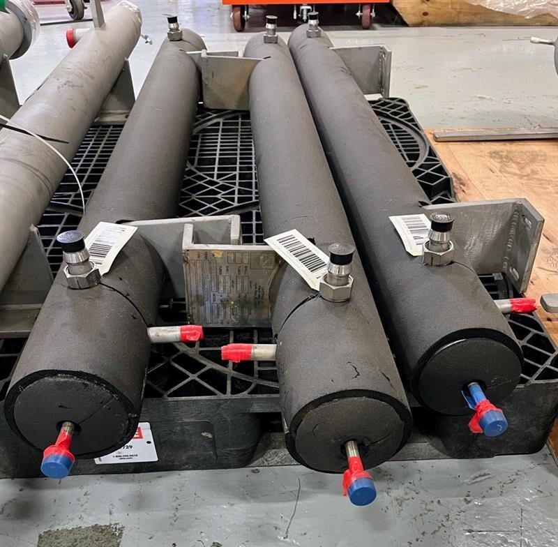 Heat Exchanger, Shell and Tube, ASME approved, 51 tubes, 1200 psi