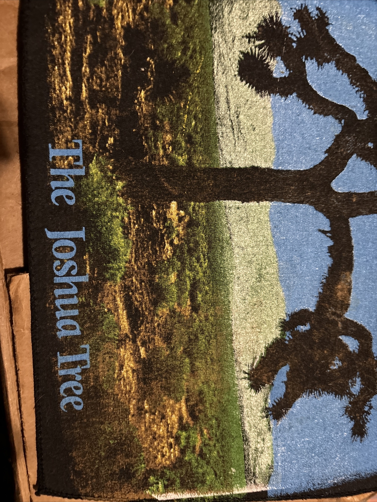 Unused 1990s U2 Joshua Tree 11” By 14” Back Patch